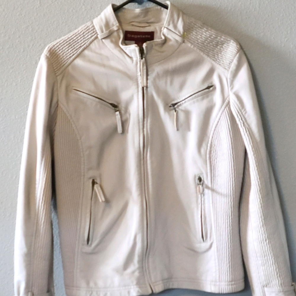 Bagatelle Women's Genuine Leather Moto Jacket